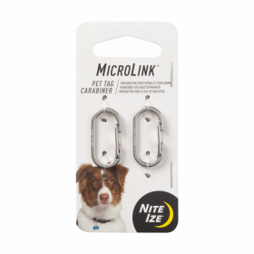 Nite Ize MicroLink Pet Tag Carabiner - 2 Pack