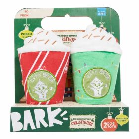 BARK Fa-La-La-Lattes Plush Dog Toy 2pc - BRK215079