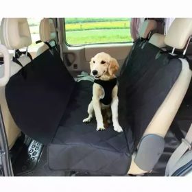 JESPET Dog Car Seat Cover for Pets, Dog Car Travel Car Seat Protector for Cars, Trucks, SUV, Black - CSC-54BK