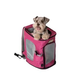 Armarkat PC301P Pets Backpack Pet Carrier In Pk and Gy Combo - PC301P