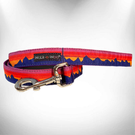 Mountain Dog Leads (Color: Purple Mountain, size: REGULAR Lead 1" width- 5' length)