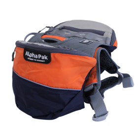 Adventurer 2-piece Dog Pack With EZ Latch  Harness (Color: MILE HIGH, size: large)