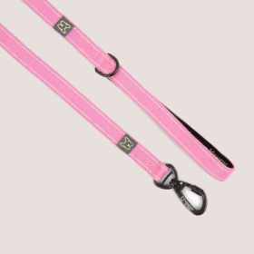 NANDOG Anti-Push Sport Dog Leash With Neoprene Handle (Color: Pink)