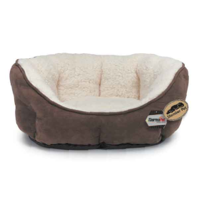 SP ThermaPet Boster Bed 34In (Color: Brown, size: 18in)